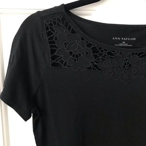 Ann Taylor cutout tee